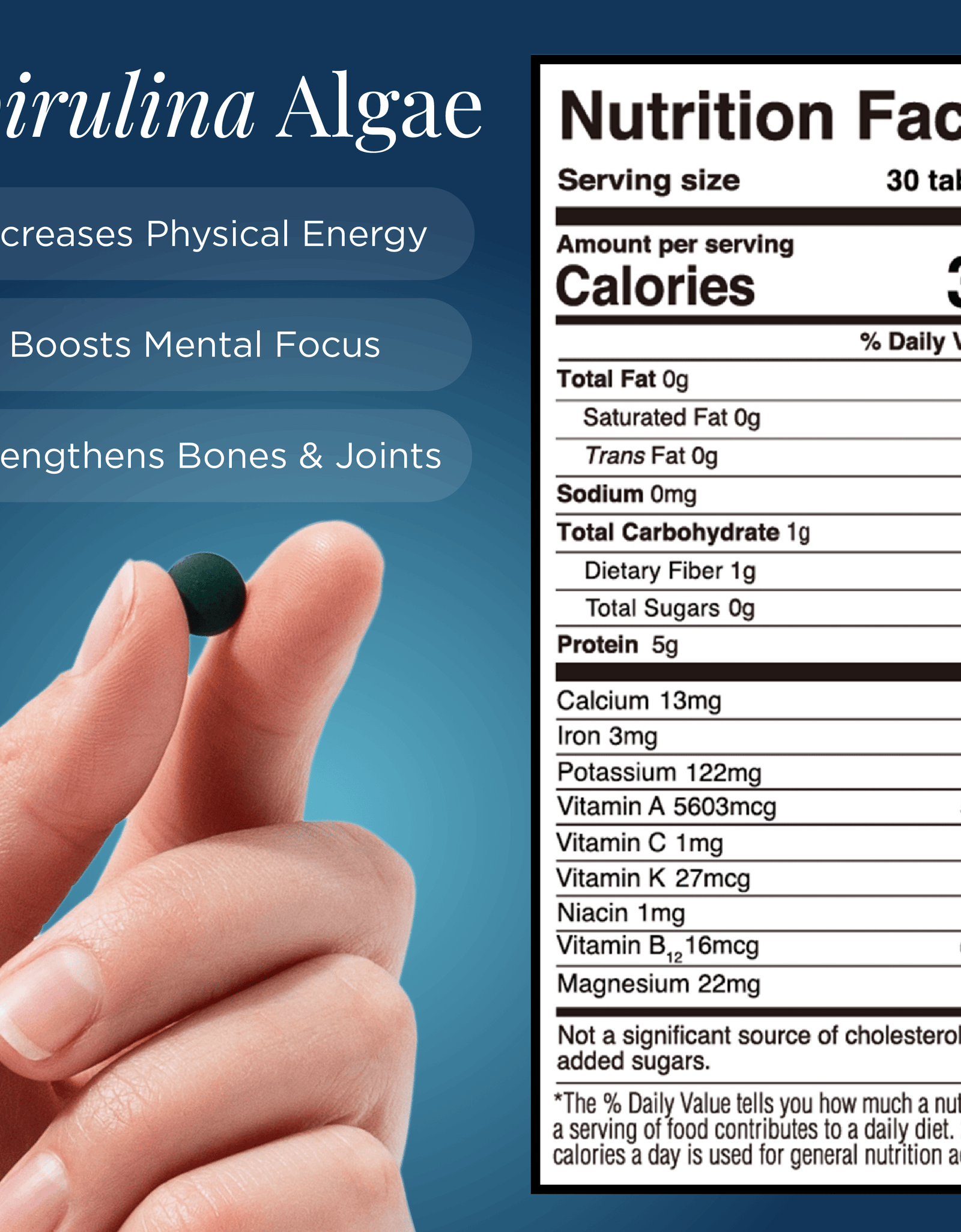 ENERGYbits® Spirulina | Large Bag